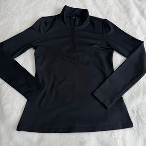 Justfab Active Quarter Zip Black Size Small